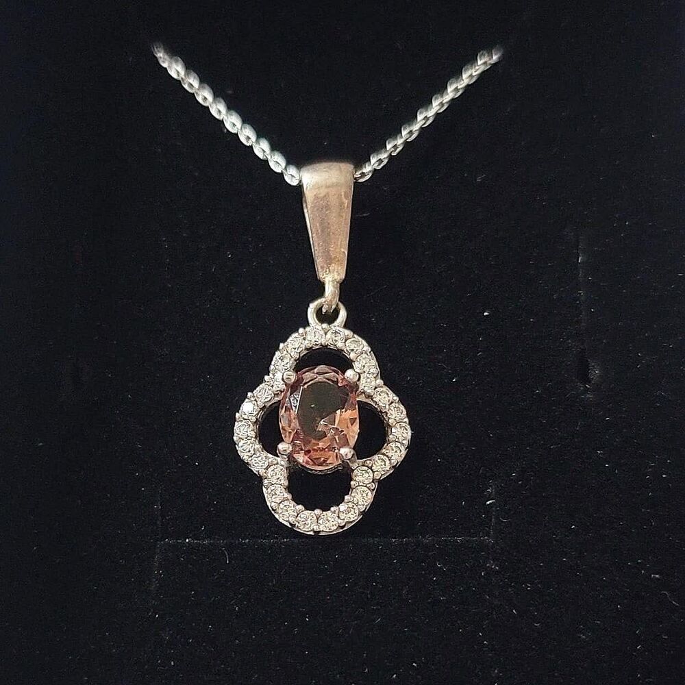 925 Sterling Silver Turkish Zultanite Necklace Wedding Jewelry for Women, NEW